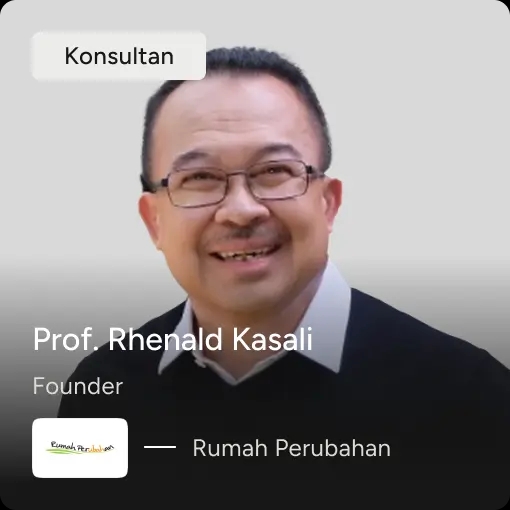 SME Pelatihan Prakerja Prof. Rhenald Kasali