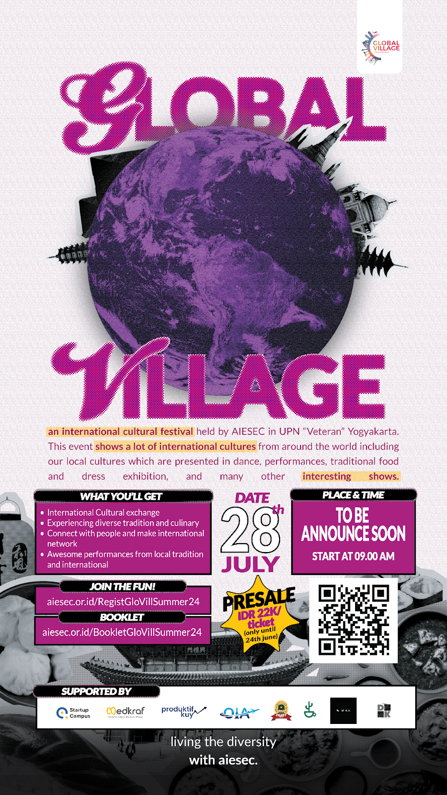 Telah Hadir Global Village : Rasakan Sensasi Keliling Dunia Hanya Dalam Satu Hari!