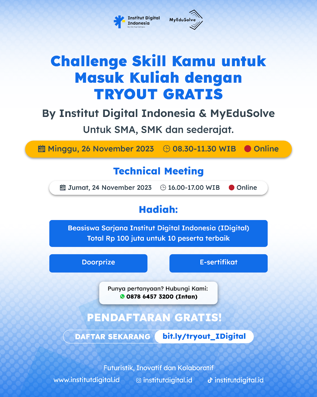 Cara Mendapatkan Beasiswa Kuliah Sampai Sarjana!